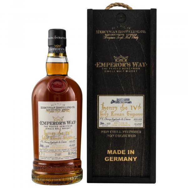 Emperors Way Henry IV. – PX Sherry Cask & Octaves 56,9% 0,7l Emperors Way Henry IV. – PX Sherry Cask & Octaves 56,9% 0,7l